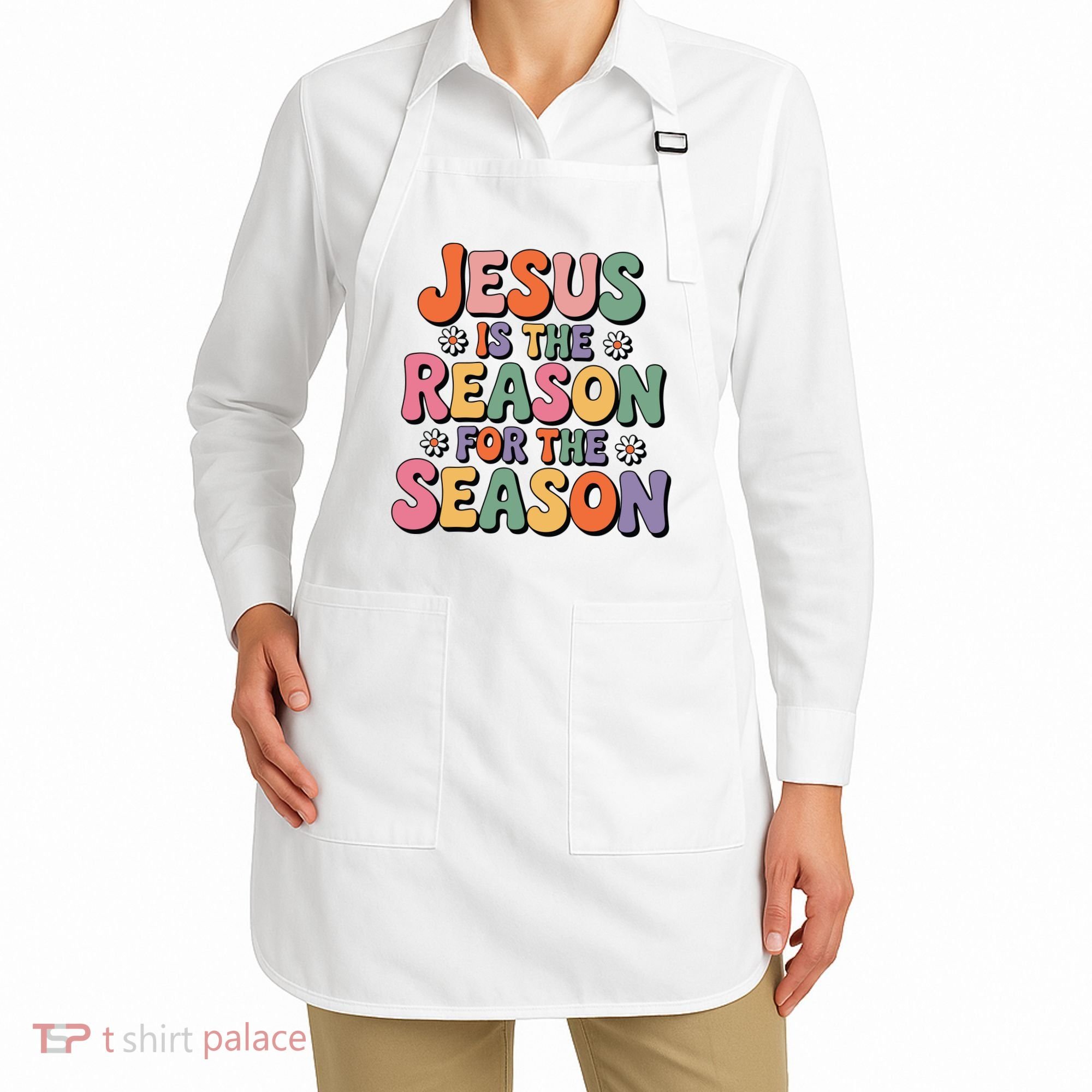 Jesus Is The Reason For The Season Retro Apron