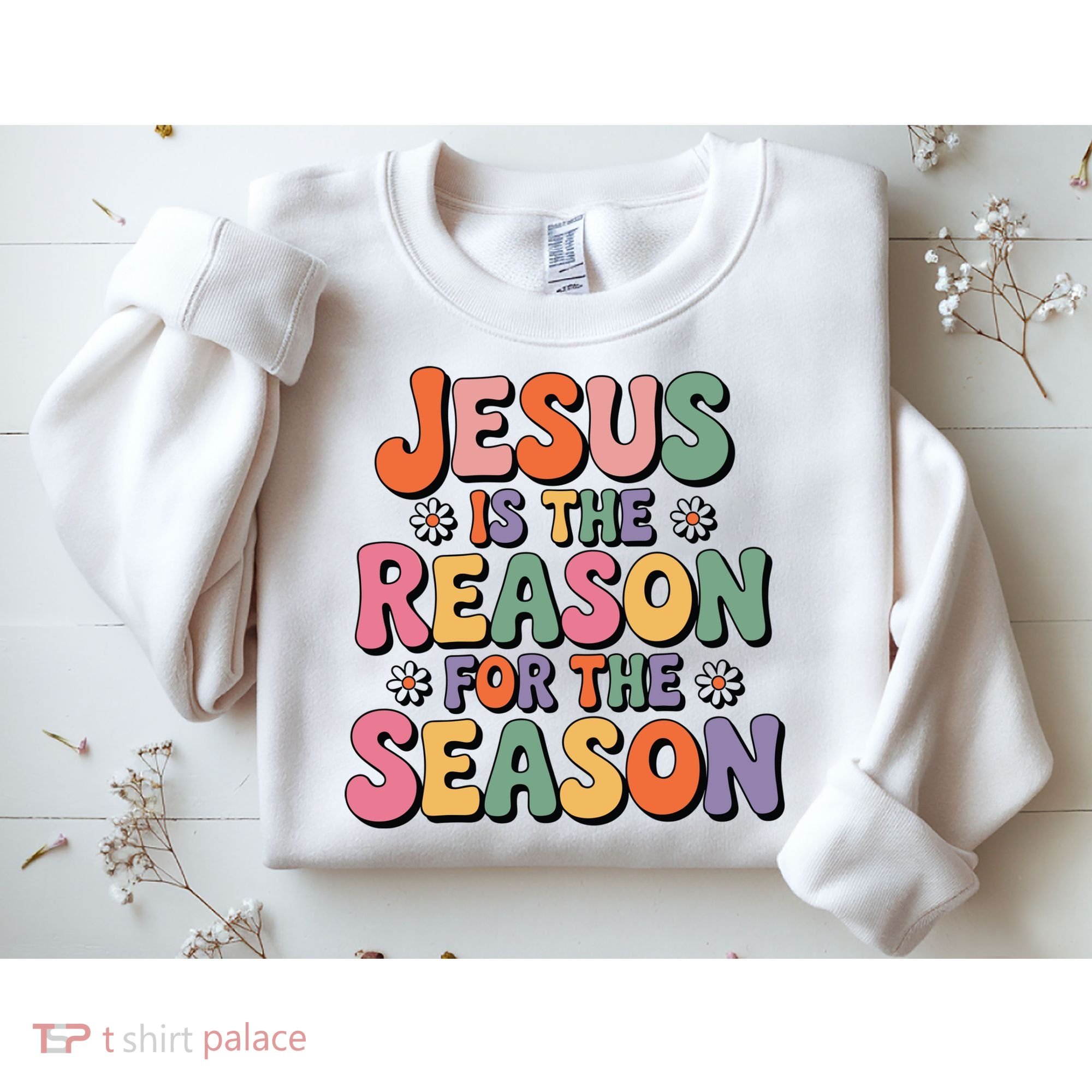 Jesus Is The Reason For The Season Retro Sweatshirt
