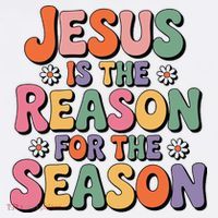 Jesus Is The Reason For The Season Retro Sweatshirt thumb 3