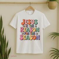 Jesus Is The Reason For The Season Retro T-Shirt thumb 2