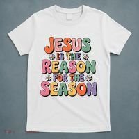 Jesus Is The Reason For The Season Retro T-Shirt thumb 5