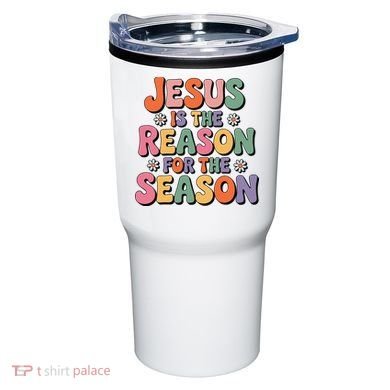 Jesus Is The Reason For The Season Retro Tumbler