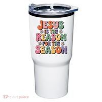 Jesus Is The Reason For The Season Retro Tumbler thumb 0