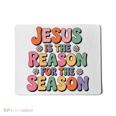 Jesus Is The Reason For The Season Retro Mousepad