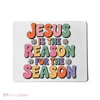 Jesus Is The Reason For The Season Retro Mousepad thumb 0