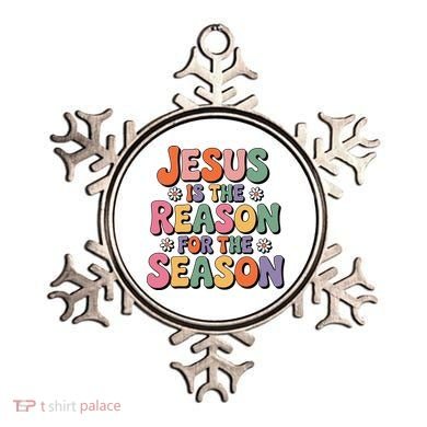 Jesus Is The Reason For The Season Retro Ornament