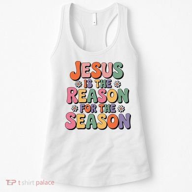 Jesus Is The Reason For The Season Retro Women's Tank Top