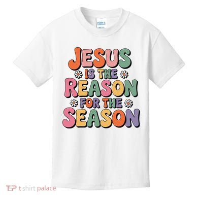Jesus Is The Reason For The Season Retro Kids T-Shirt