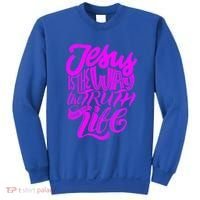 Jesus Is The Way The Truth And The Life Sweatshirt thumb 0