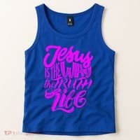 Jesus Is The Way The Truth And The Life Tank Top thumb 2