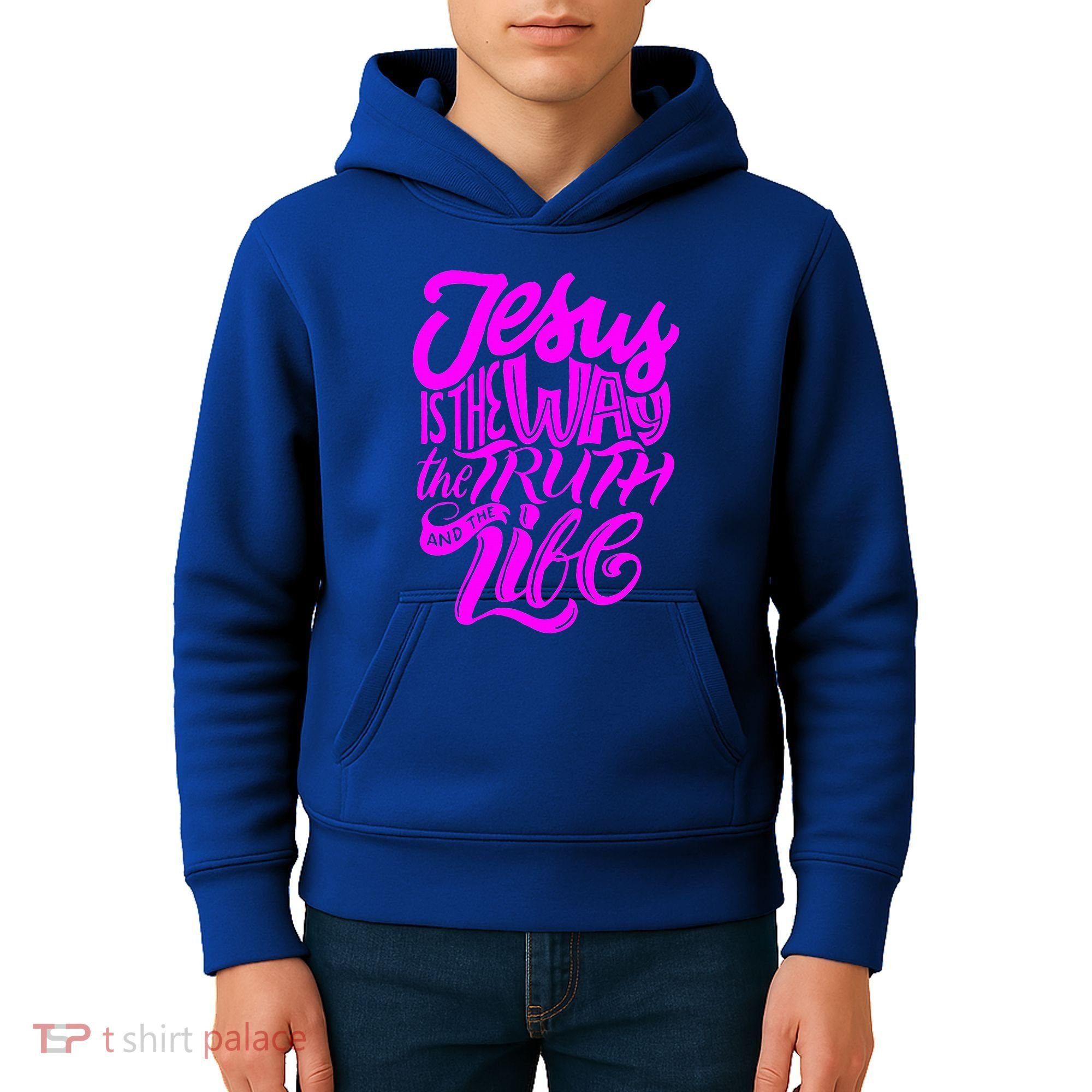 Jesus Is The Way The Truth And The Life Kids Hoodie