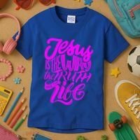 Jesus Is The Way The Truth And The Life Kids T-Shirt thumb 3