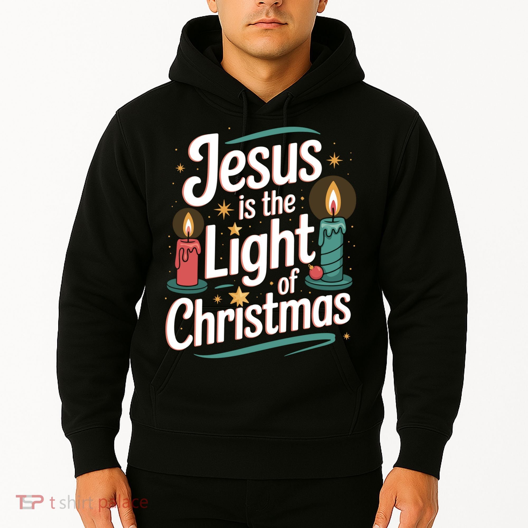 Jesus Is The Light Of Christmas Hoodie
