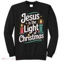 Jesus Is The Light Of Christmas Sweatshirt thumb 0
