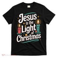 Jesus Is The Light Of Christmas T-Shirt thumb 0