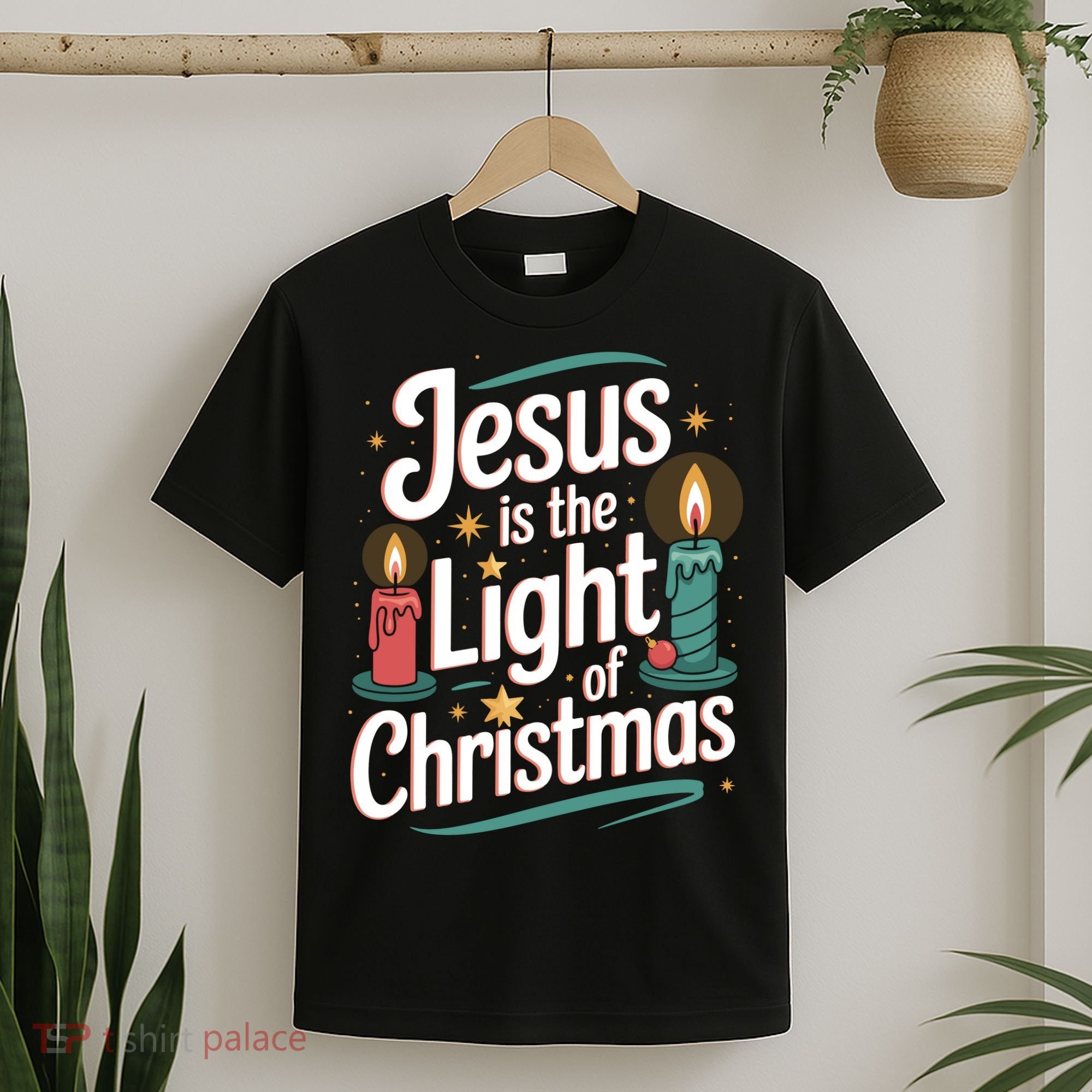 Jesus Is The Light Of Christmas T-Shirt
