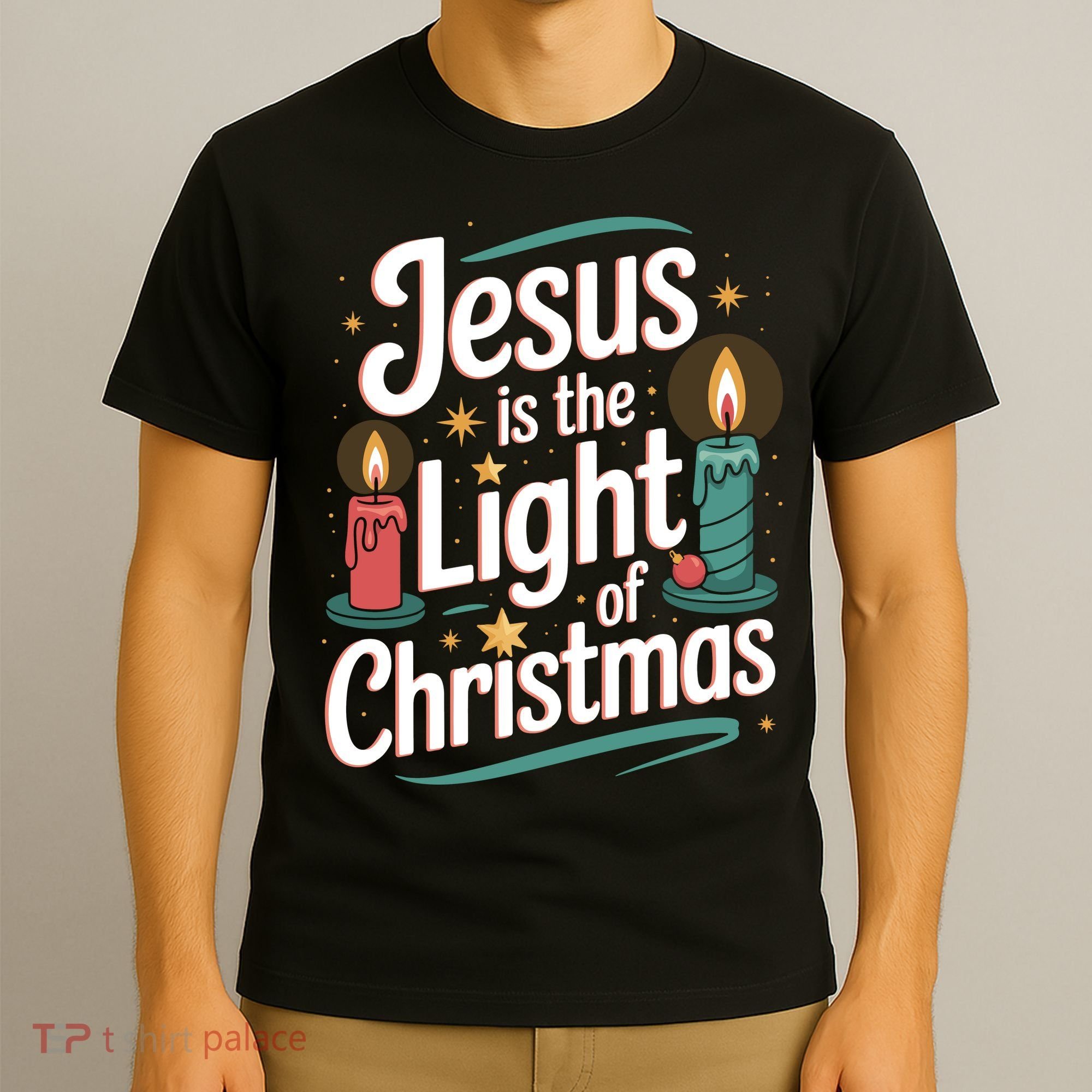 Jesus Is The Light Of Christmas T-Shirt