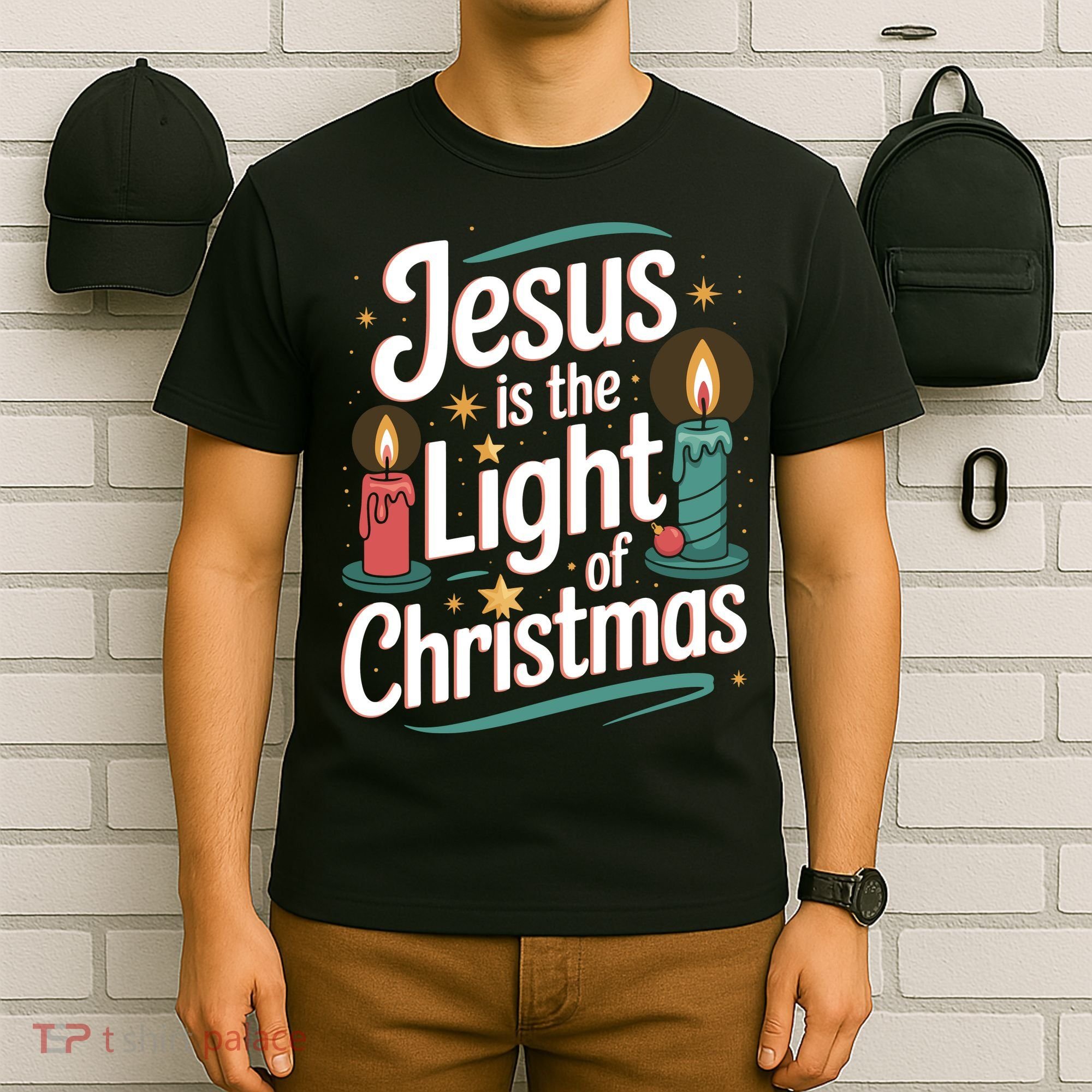 Jesus Is The Light Of Christmas T-Shirt