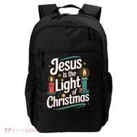 Jesus Is The Light Of Christmas Backpack thumb 0