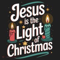 Jesus Is The Light Of Christmas Beanie thumb 2