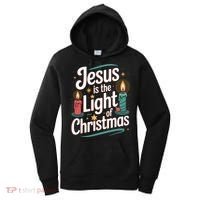 Jesus Is The Light Of Christmas Women's Hoodie thumb 0