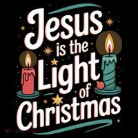 Jesus Is The Light Of Christmas Women's Hoodie thumb 2
