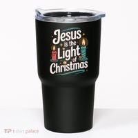 Jesus Is The Light Of Christmas Tumbler thumb 0