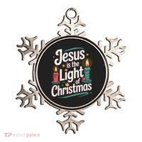 Jesus Is The Light Of Christmas Ornament thumb 0