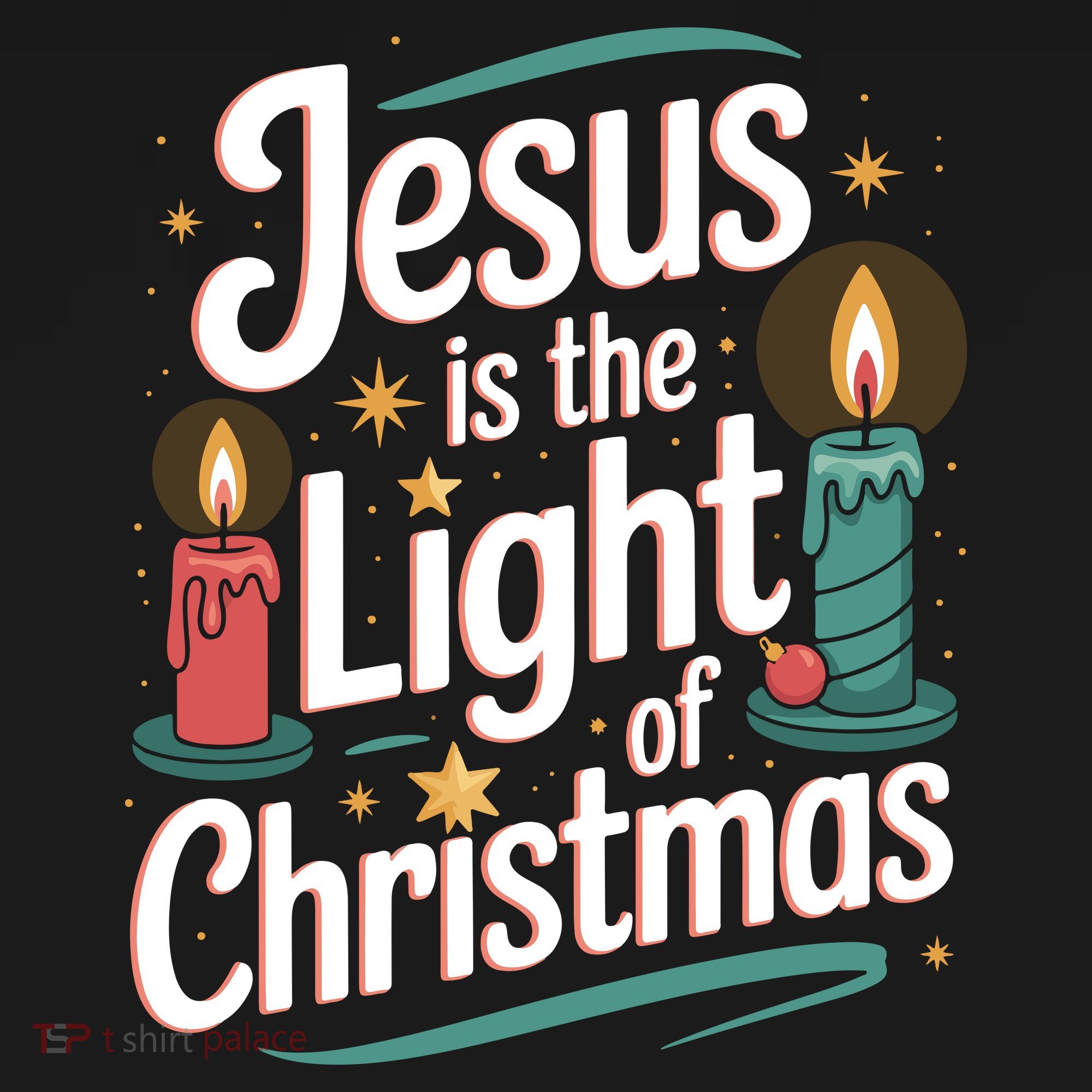 Jesus Is The Light Of Christmas Ornament