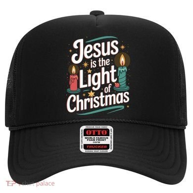 Jesus Is The Light Of Christmas Hat