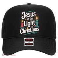 Jesus Is The Light Of Christmas Hat thumb 0