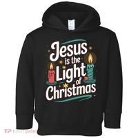 Jesus Is The Light Of Christmas Toddler Hoodie thumb 0