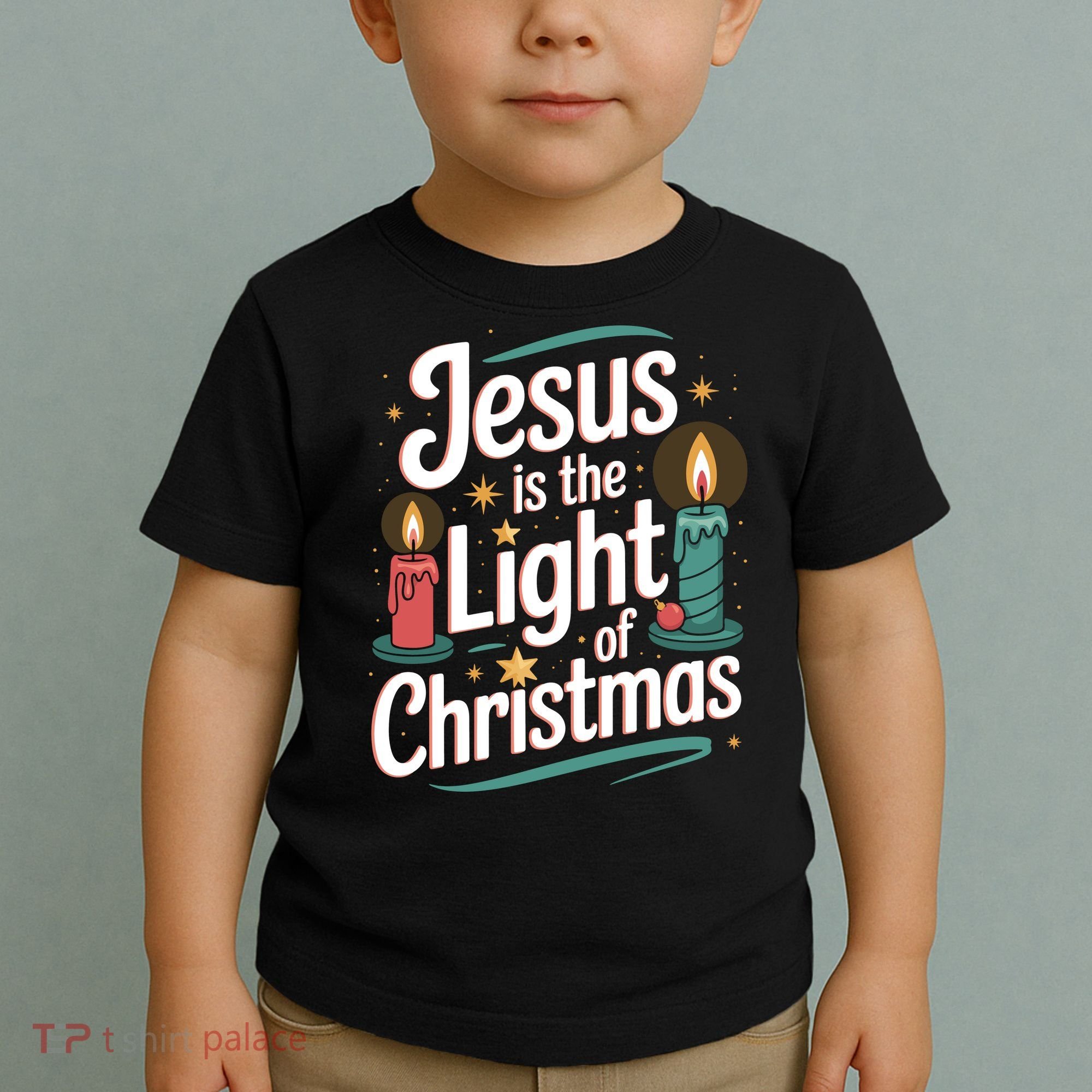 Jesus Is The Light Of Christmas Toddler T-Shirt