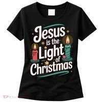 Jesus Is The Light Of Christmas Women's T-Shirt thumb 0
