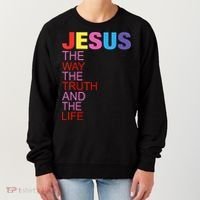 Jesus Is The Way The Truth And The Life Women's Sweatshirt thumb 0