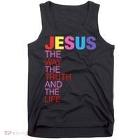 Jesus Is The Way The Truth And The Life Tank Top thumb 0
