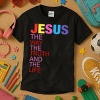 Jesus Is The Way The Truth And The Life Kids T-Shirt thumb 3