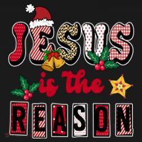 Jesus Is The Reason Christmas Holiday Tote Bag thumb 4