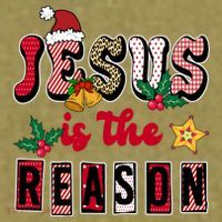 Jesus Is The Reason Christmas Holiday Garment-Dyed Women's Muscle Tee thumb 6
