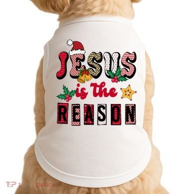 Jesus Is The Reason Christmas Holiday Doggie Tank