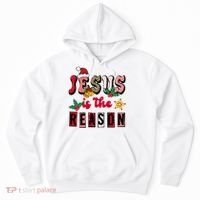 Jesus Is The Reason Christmas Holiday Hoodie thumb 0