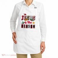 Jesus Is The Reason Christmas Holiday Apron thumb 2