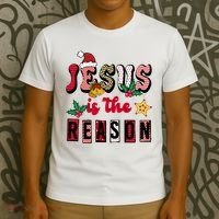 Jesus Is The Reason Christmas Holiday T-Shirt thumb 3