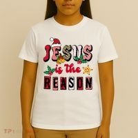 Jesus Is The Reason Christmas Holiday T-Shirt thumb 4