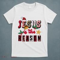 Jesus Is The Reason Christmas Holiday T-Shirt thumb 5