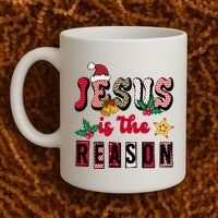 Jesus Is The Reason Christmas Holiday Coffee Mug thumb 2