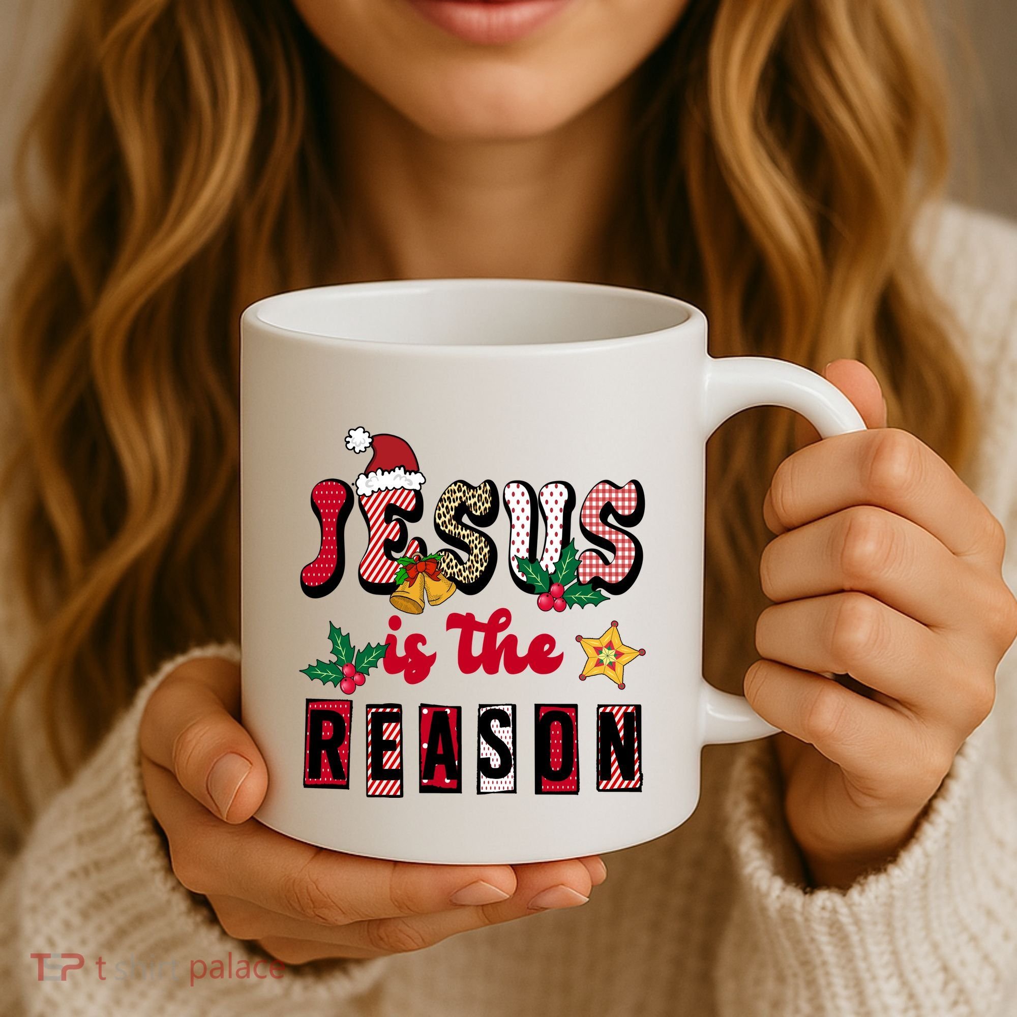 Jesus Is The Reason Christmas Holiday Coffee Mug