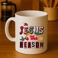Jesus Is The Reason Christmas Holiday Coffee Mug thumb 4