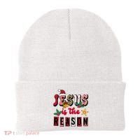 Jesus Is The Reason Christmas Holiday Beanie thumb 0