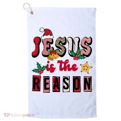 Jesus Is The Reason Christmas Holiday Golf Towel